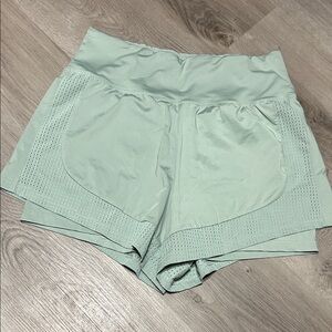 SHEIN Light Green Women's Athletic Shorts